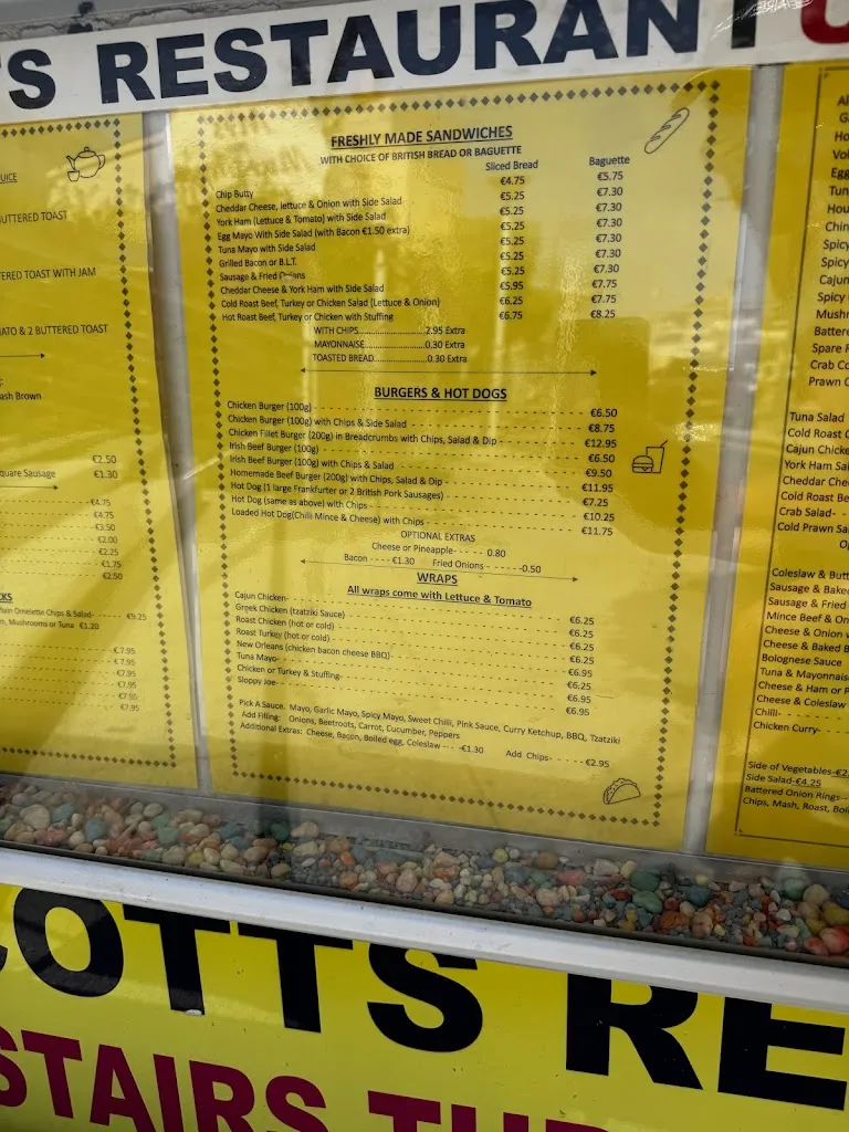 Menü_Scott's Family Restaurant_Santa Ponsa_Bild_4