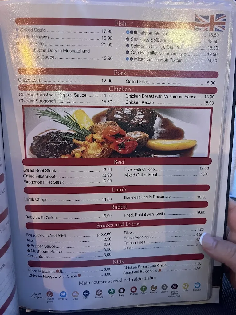 Menu_Restaurant Grill Manolo's_Santa Ponsa_immagine_4