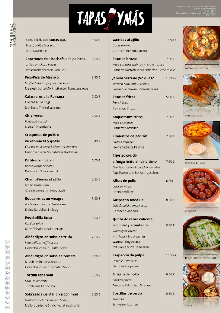 Menu_Tapas y Más l Restaurant Santa Ponsa_Santa Ponsa_image_1