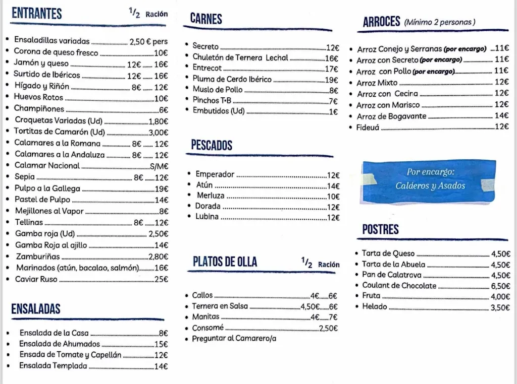 Menu_TARI BARI RESTAURANTE_Catral_image_1
