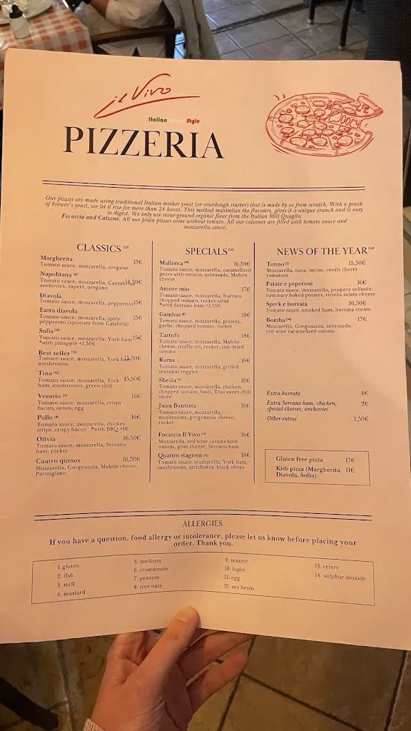 Menu_IL VIVO ITALIAN URBAN STYLE_Santa Ponsa_immagine_2