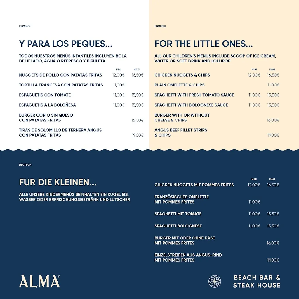 Menu_Alma Beach & Cocktail Bar - SteakHouse - Thin & Crispy Pizza_Santa Ponsa_image_2