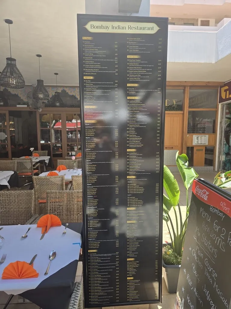 Menu_Bombay Restaurant_Santa Ponsa_image_1