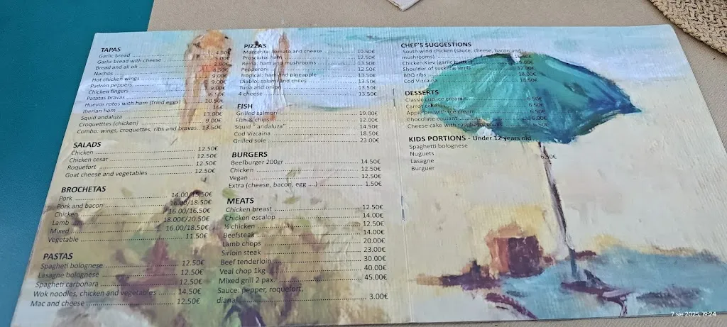 Menu_South Winds_Santa Ponsa_immagine_1