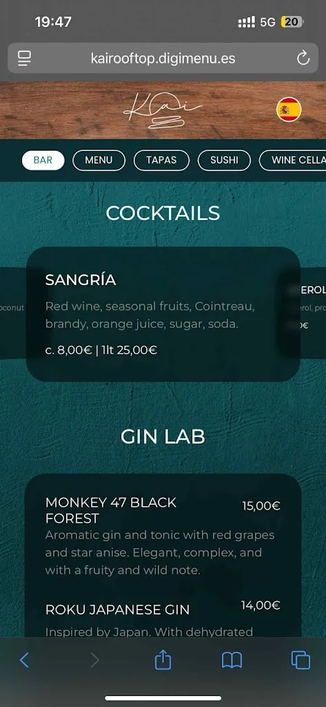 Menu_Restaurante Kai | Rooftop Santa Ponsa_Santa Ponsa_image_1