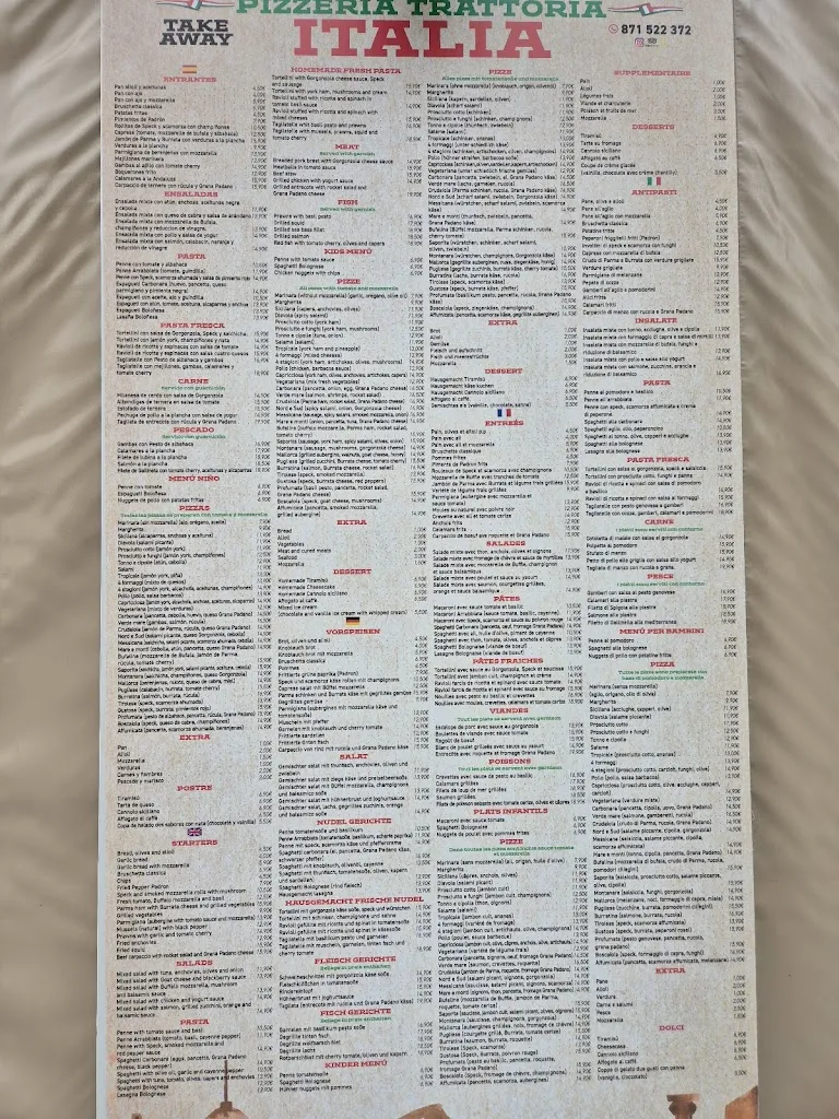 Menu_pizzeria Italia_Santa Ponsa_image_1