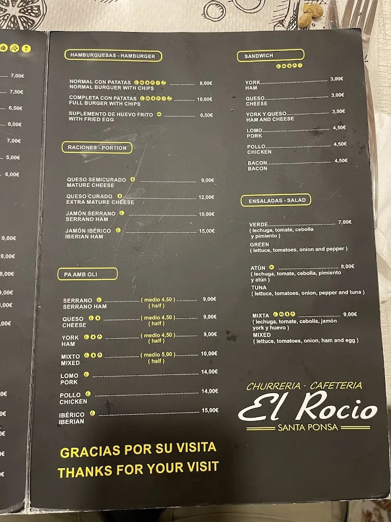 Menu_El Rocío Santa Ponça_Santa Ponsa_image_3