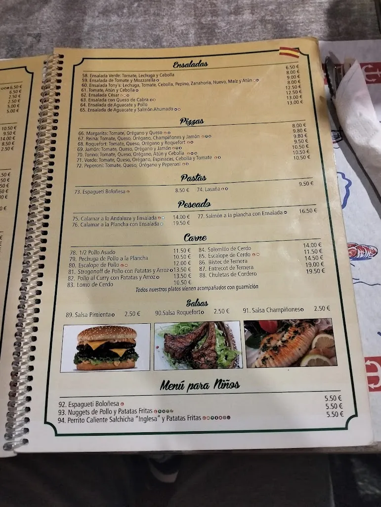 Menu_Tony's_Santa Ponsa_image_4