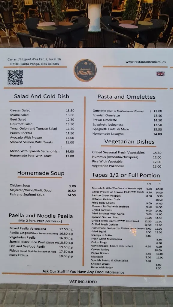 Menu_Restaurante Miami_Santa Ponsa_immagine_1