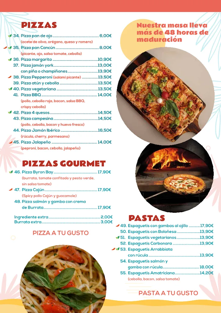 Menu_TAPAS & PIZZERÍA BEACH_Santa Ponsa_immagine_3