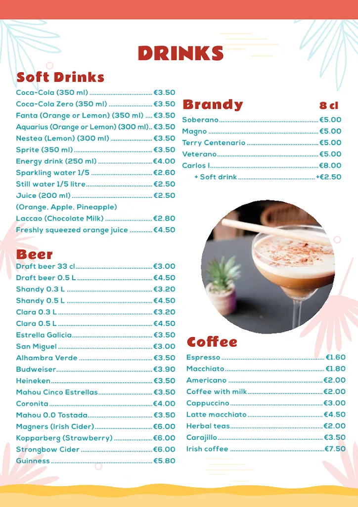 Menu_TAPAS & PIZZERÍA BEACH_Santa Ponsa_immagine_4