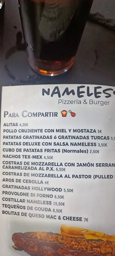 Menu_Nameless Pizzería & Burger_Arquillos_image_3