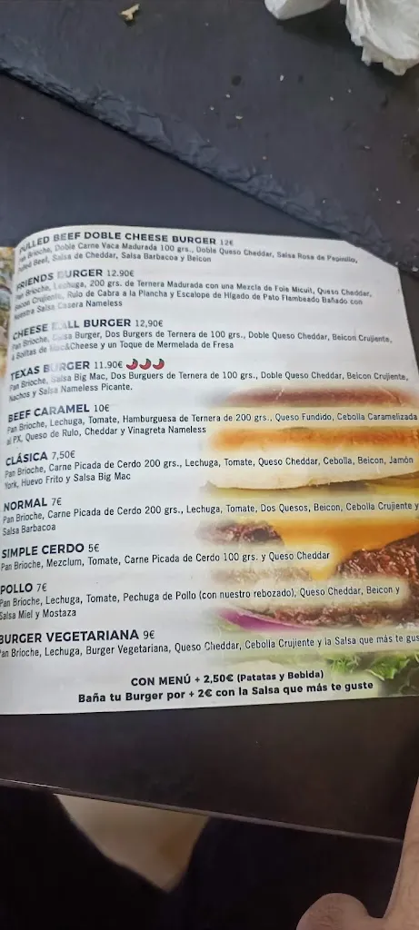 Menu_Nameless Pizzería & Burger_Arquillos_image_4