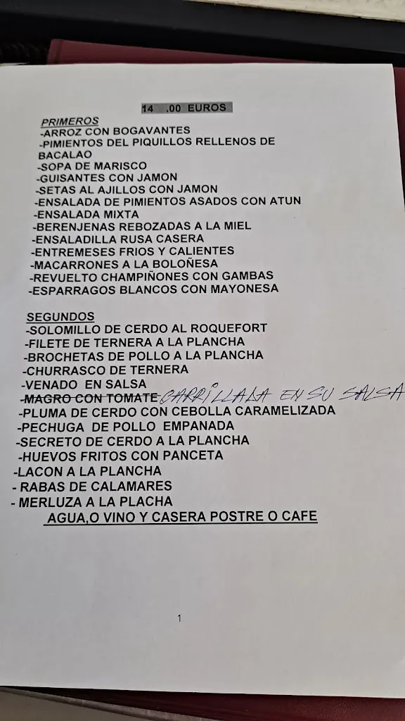 Menu_Bar Restaurante La Morena._Alcaudete_image_4