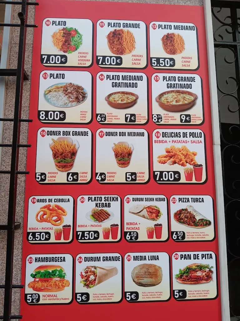 Menu_Dani kebab alcaudete_Alcaudete_image_1