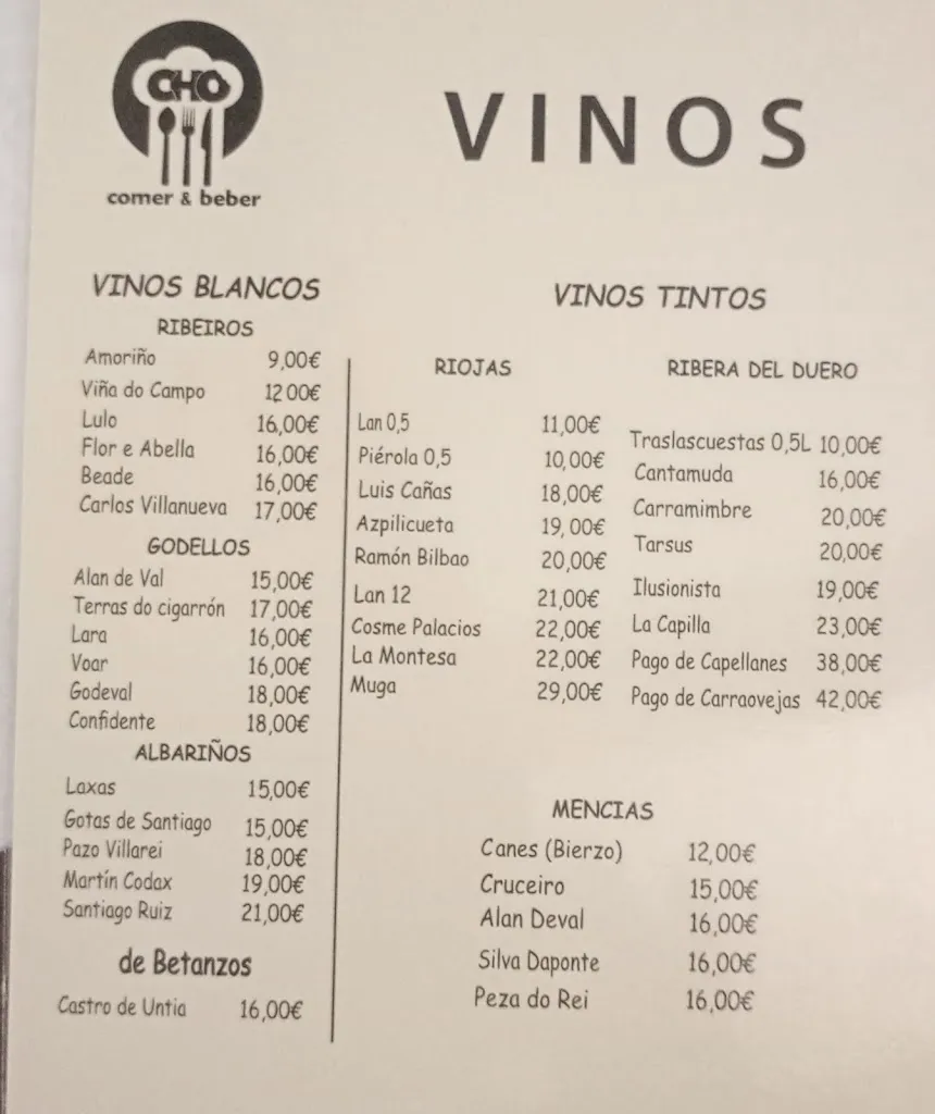 Menu_Restaurante Cho Betanzos_Betanzos_image_3