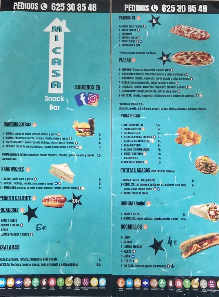 Menu_Mi Casa Snack-Bar_Arroyo del Ojanco_image_1