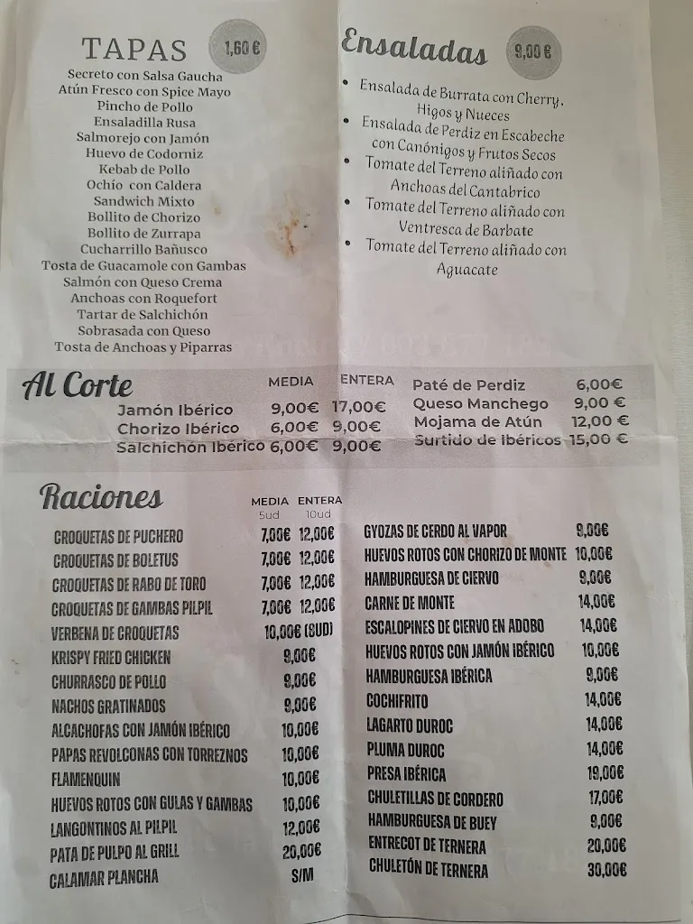 Menu_Mesón 