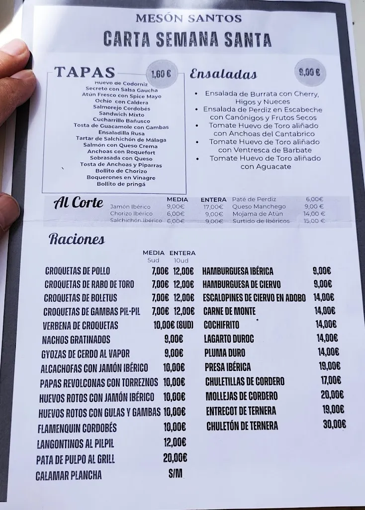 Menu_Mesón 