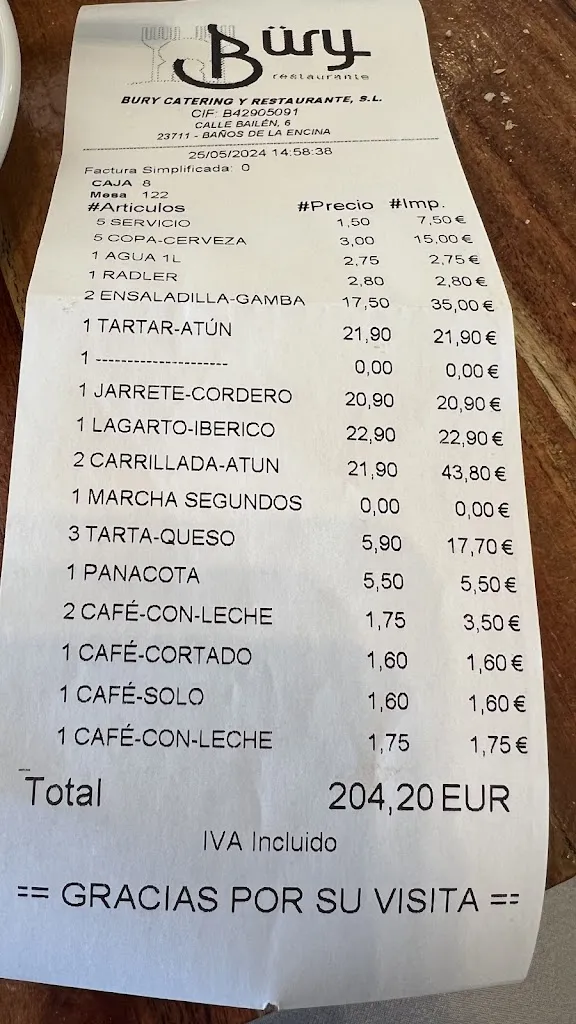 Menu_Bury Restaurante Baños de la Encina_Baños de la Encina_image_3