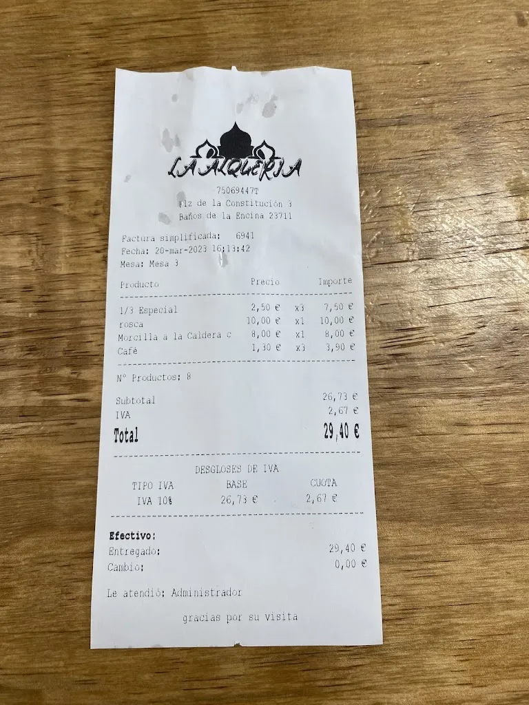 Macarena Sánchez Vázquez_Taberna El Rincón_Baños de la Encina_review