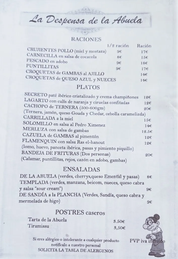 Menu_La Despensa de la Abuela_Baños de la Encina_image_1