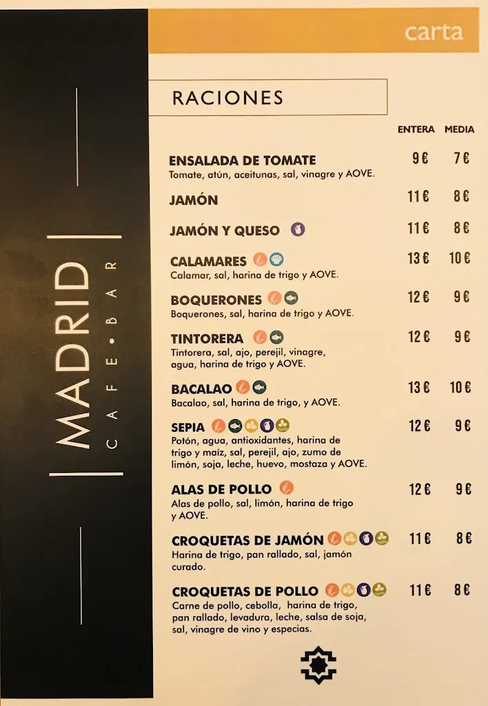 Menu_Cafe Bar Madrid_Alcalá la Real_image_2