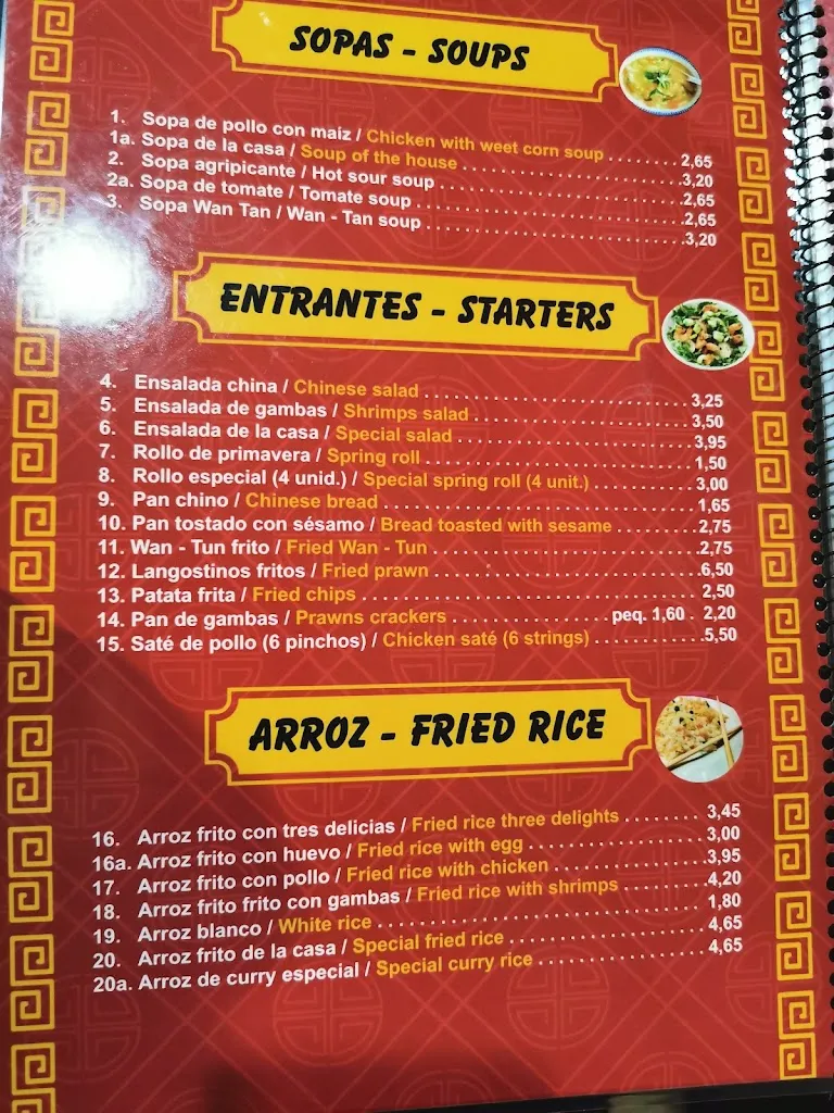 Menu_Restaurante Chino chen kai_Catral_image_1