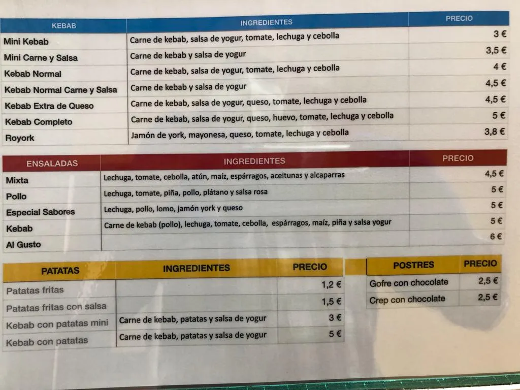 Menu_Pizzería Sabores_Alcalá la Real_image_1