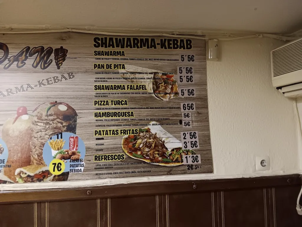 Menu_Shawarma Dani_Alcalá la Real_image_2