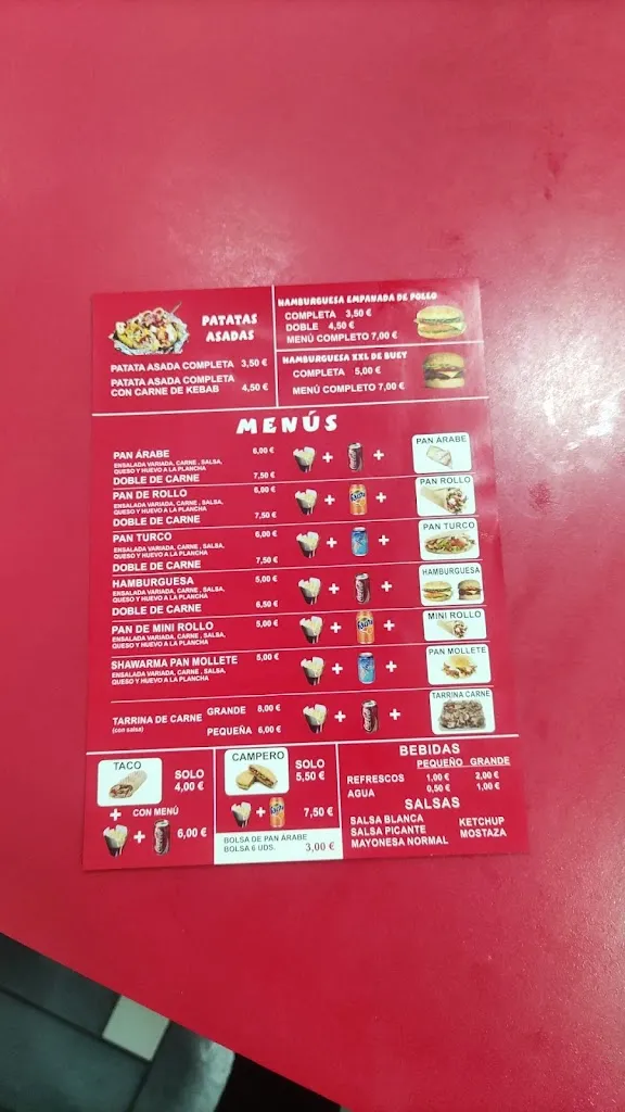 Menu_kebab el paseo_Alcalá la Real_image_1