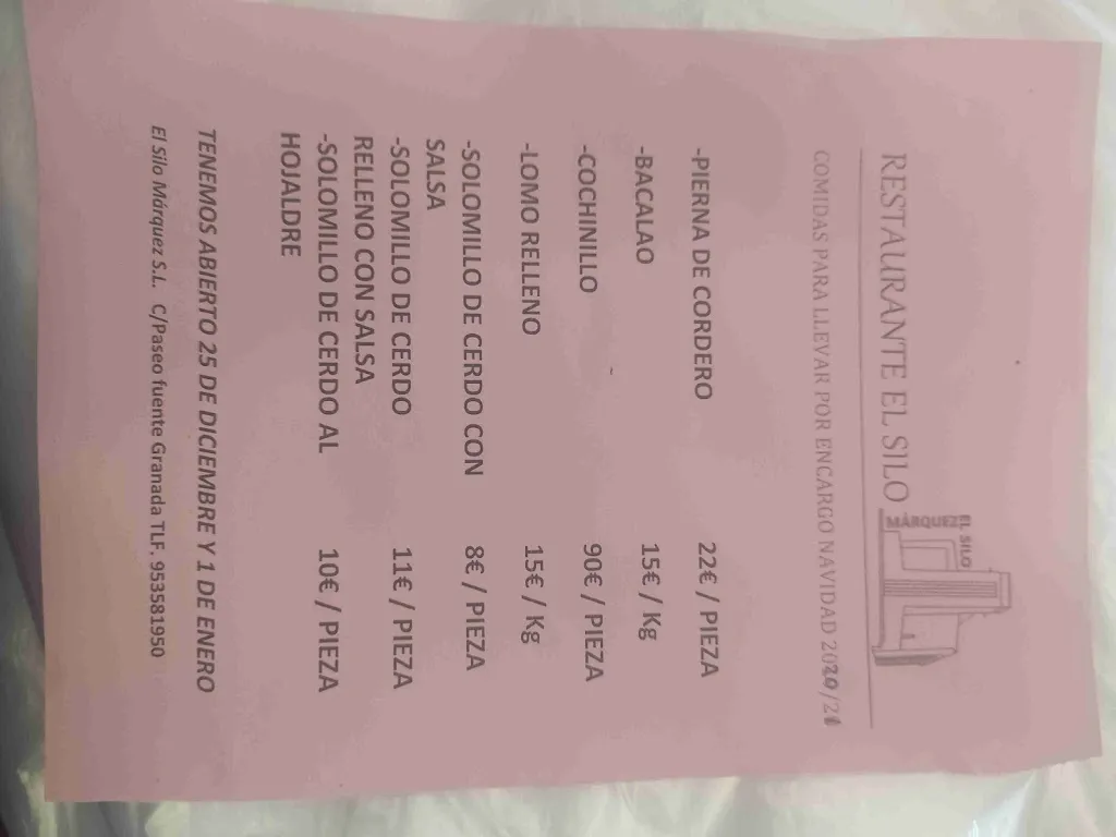 Menu_El Silo Márquez S.L._Alcalá la Real_immagine_4