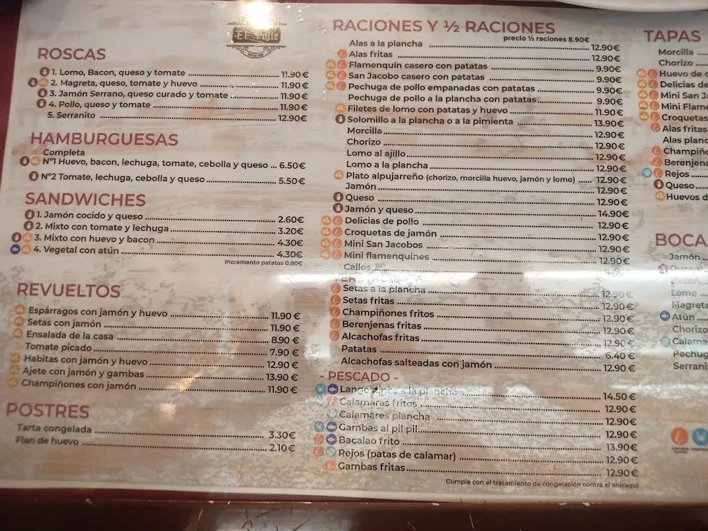 Menu_Café Bar El Valle_Alcalá la Real_image_3