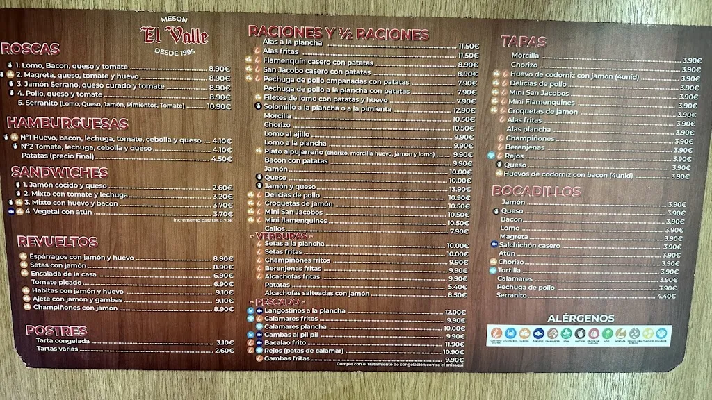 Menu_Café Bar El Valle_Alcalá la Real_image_4