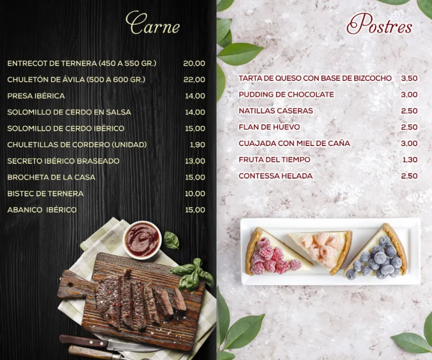 Menu_Restaurante Brasería Ismael_Bedmar y Garcíez_image_3