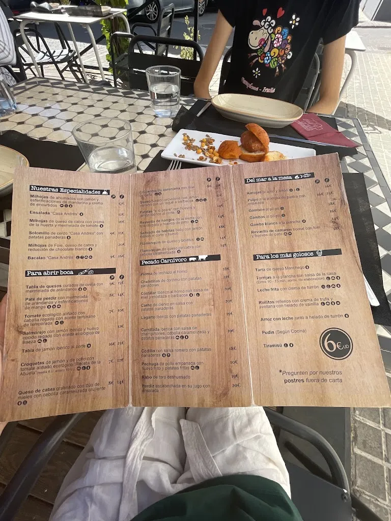 Menu_Taberna Casa Andrés_Baeza_immagine_1