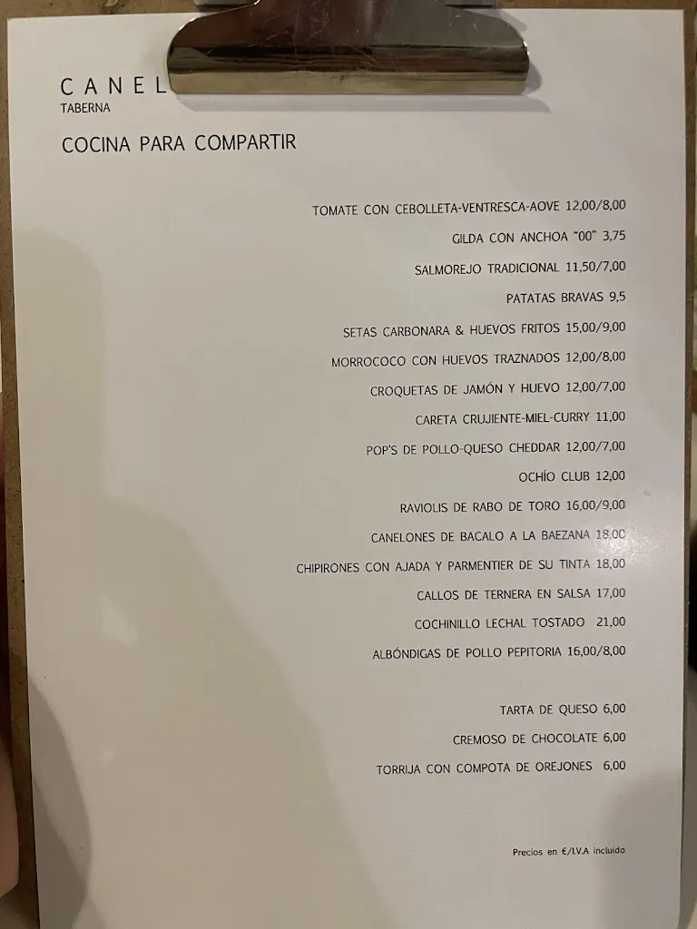 Menu_Canela en Rama Baeza_Baeza_image_1