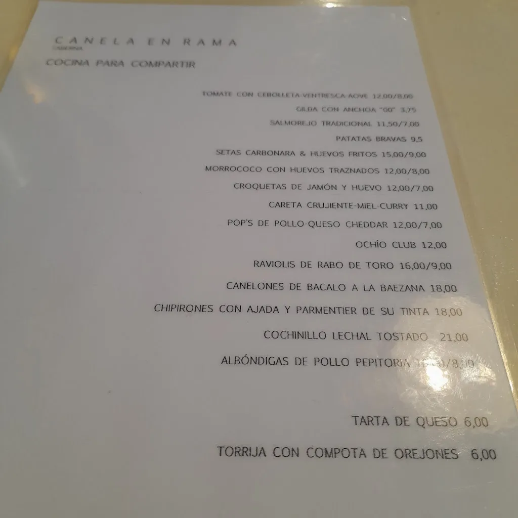 Menu_Canela en Rama Baeza_Baeza_image_4