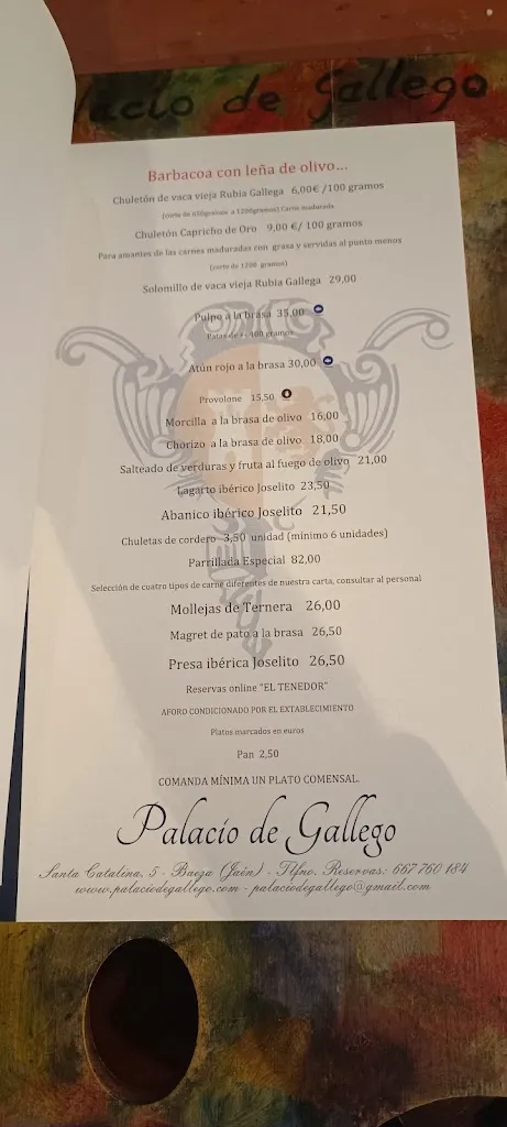 Menu_Palacio de Gallego Restaurante & Boutique_Baeza_image_2