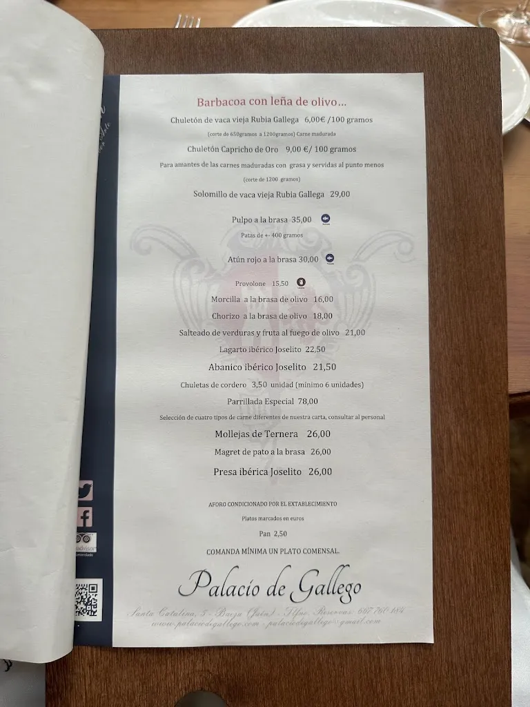 Menu_Palacio de Gallego Restaurante & Boutique_Baeza_image_3
