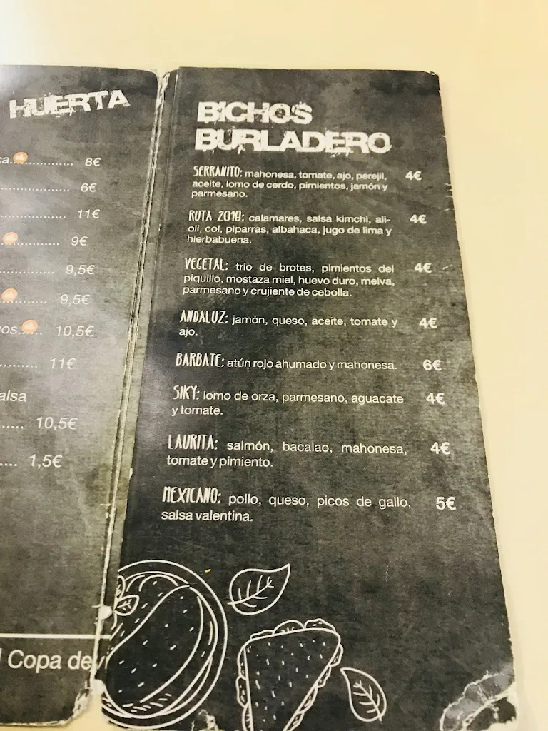 Menu_Tasca Burladero_Baeza_image_1