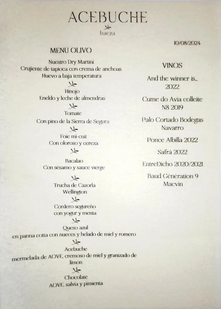 Menu_Acebuche Restaurante_Baeza_immagine_2