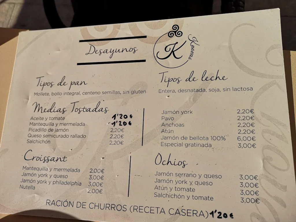 Menu_K'Novas Café_Baeza_image_2