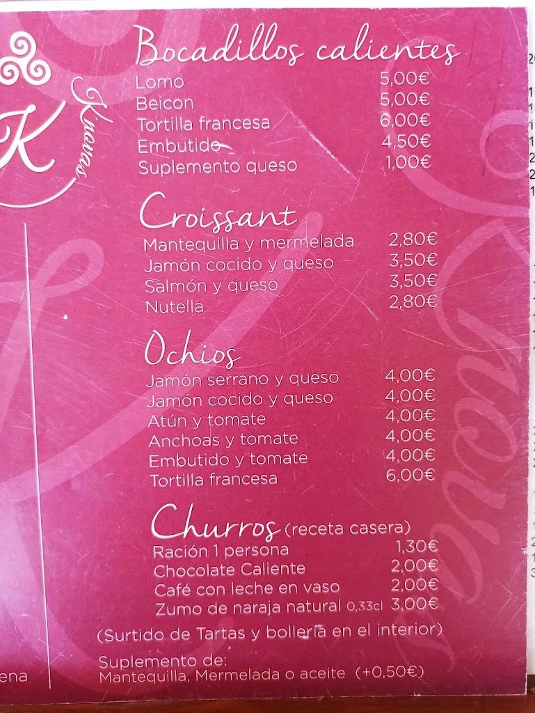 Menu_K'Novas Café_Baeza_image_3