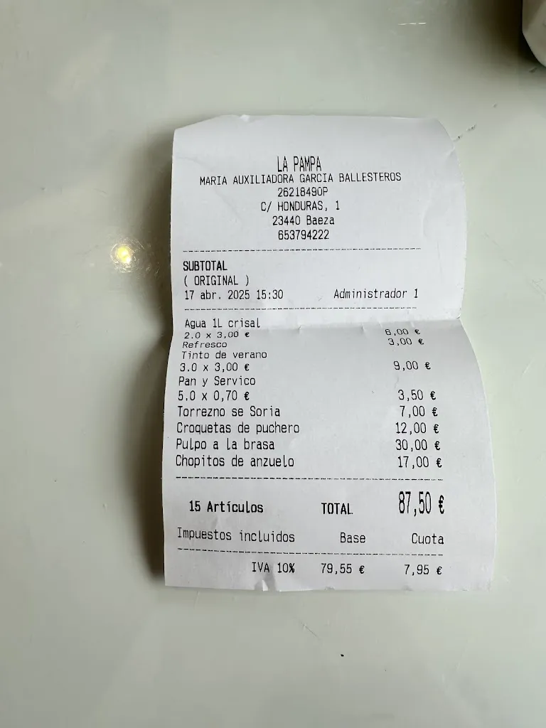 LOCO DE LA COLINA_Restaurante La Pampa_Baeza_recensione