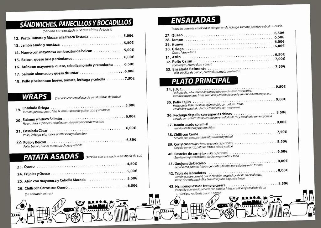 Menu_Belmontes Bar and Café_Catral_image_2