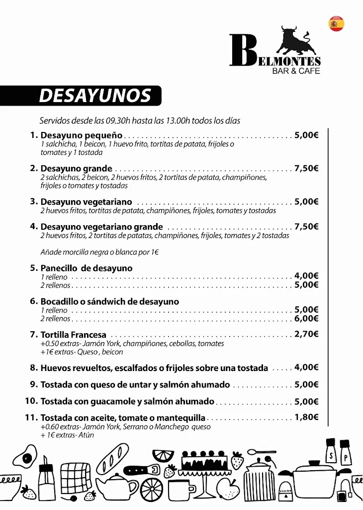 Menu_Belmontes Bar and Café_Catral_image_3
