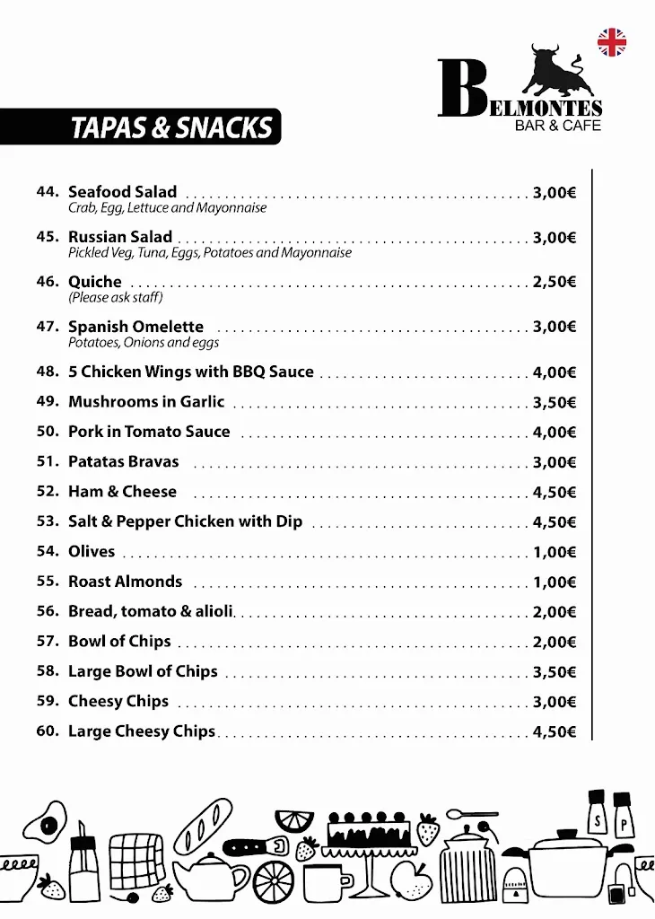 Menu_Belmontes Bar and Café_Catral_image_4