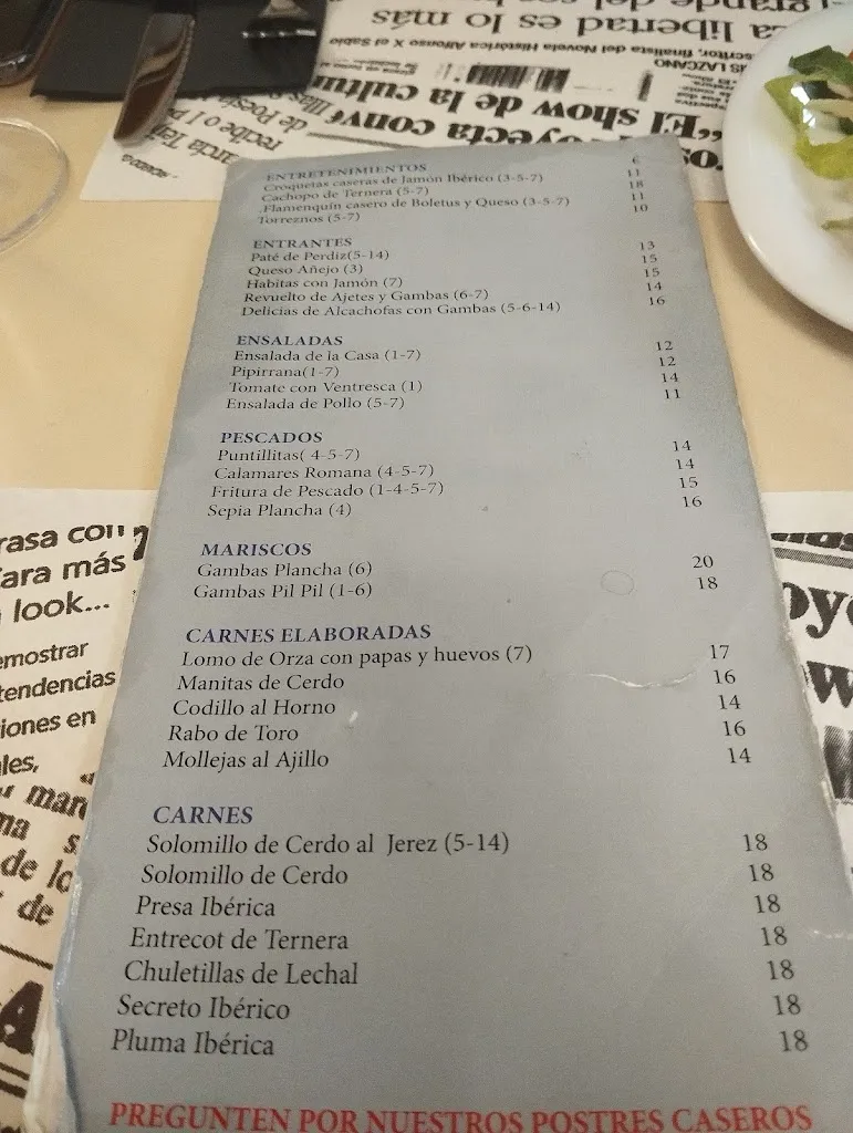 Menu_Casa Luis_Baeza_image_1