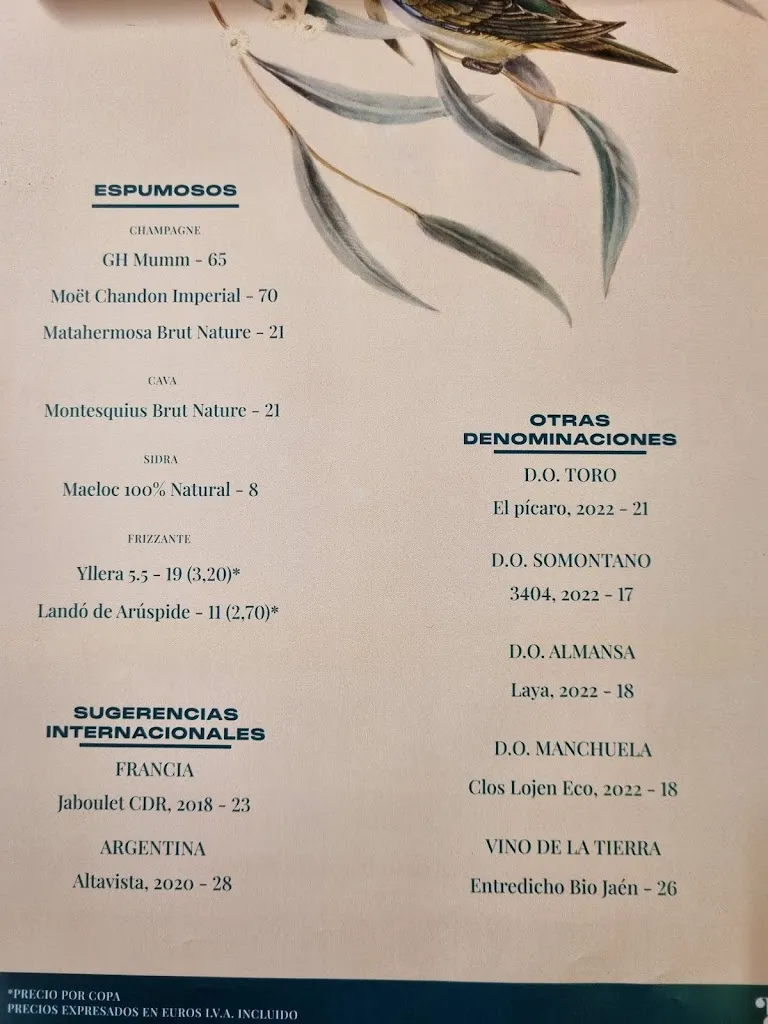 Menu_Pepita Bendita_Bailén_image_2